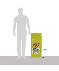CROCCHETTE PER CANI PURINA "DOG CHOW" ADULTO DI TUTTE LE TAGLIE CON POLLO 14 KG