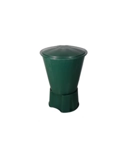 KIT SERBATOIO PER RACCOLTA ACQUA PIOVANA VERDE 210 L