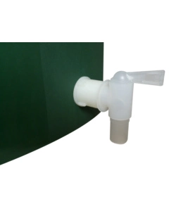 KIT SERBATOIO PER RACCOLTA ACQUA PIOVANA VERDE 210 L