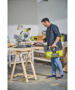 ASPIRATORE SOFFIATORE R18PV-0, SOLO CORPO MACCHINA BATTERIA NON INCLUSA - RYOBI