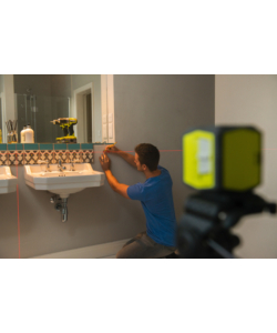 LIVELLA LASER ROSSO A 2 LINEE RBCLLR1 - RYOBI