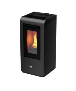 STUFA A PELLET CANADIAN STOVE "VANCOUVER 10" GRIGIO 8,7 KW