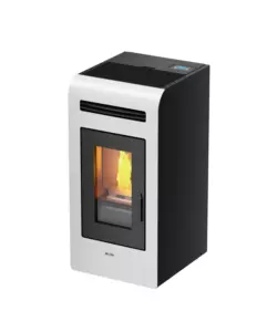 STUFA A PELLET CANADIAN STOVE "VANCOUVER 14" BIANCO 12,9 KW