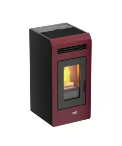 STUFA A PELLET CANADIAN STOVE "VANCOUVER 14" BORDEAUX 12,9 KW