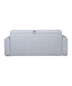 DIVANO LETTO 2 POSTI "BARCELONA" IN TESSUTO GRIGIO CHIARO, 205X102X88 CM