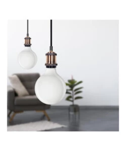 LAMPADA A SOSPENSIONE "PENDEL" BRONZO 1,5 MT, E27