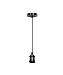 LAMPADA A SOSPENSIONE "PENDEL" NERO 1,5 MT, E27