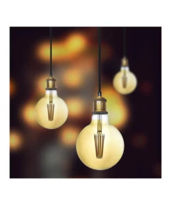 LAMPADA A SOSPENSIONE "PENDEL" OTTONE 1,5 MT, E27