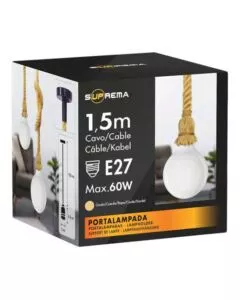 LAMPADA A SOSPENSIONE "PENDEL" CORDA 1,5 MT, E27