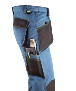 PANTALONI DA LAVORO SLICK AVIO/NERO, TG XXXL - KAPRIOL