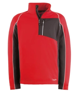 FELPA DA LAVORO FLEECE TECH ROSSO, TG XXL - KAPRIOL