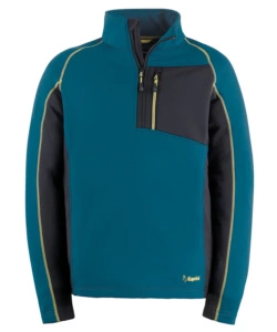FELPA DA LAVORO FLEECE TECH PETROL, TG M - KAPRIOL