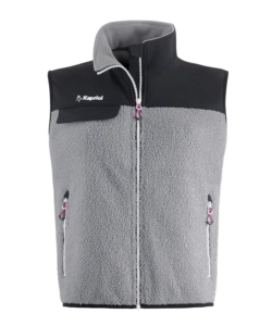 GILET DA LAVORO WOOL DONNA GRIGIO CHIARO, TG S - KAPRIOL