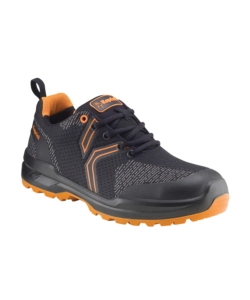 SCARPE ANTINFORTUNISTICHE DA LAVORO MARS NERO/ARANCIO S1P SRC, TG 41 - KAPRIOL