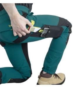 PANTALONI DA LAVORO CARPENTER PETROLIO/NERO, TG XXL - KAPRIOL