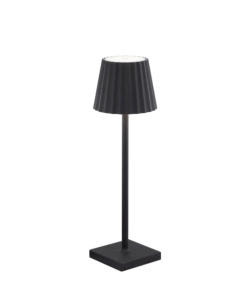 LAMPADA DA TAVOLO LED RICARICABILE ESSENZA NERA 3,5W