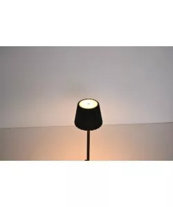 LAMPADA DA TAVOLO LED RICARICABILE ESSENZA NERA 3,5W
