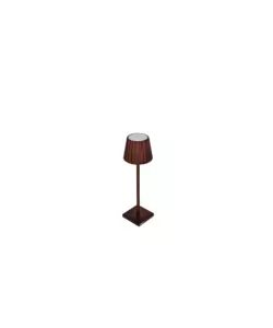 LAMPADA DA TAVOLO LED RICARICABILE ESSENZA RUGGINE 3,5W