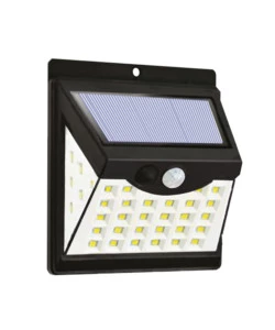 LANTERNA SOLARE LED CON SENSORE DI MOVIMENTO E CREPUSCOLARE - 40 LED