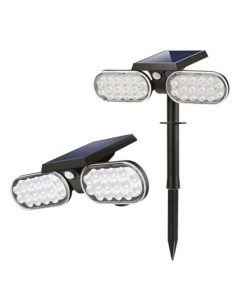 PICCHETTO A LED SOLARE CON SENSORE DI MOVIMENTO - 32 LED