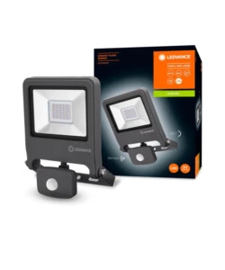 PROIETTORE LED DA ESTERNO "ESSENTIAL" GRIGIO CON SENSORE, 30W 4000K