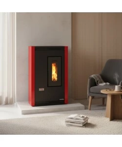 Stufa a pellet La Nordica Extraflame "Luisella" bordeaux 5,1 kW
