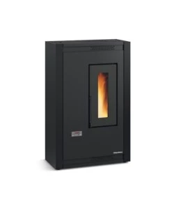 STUFA A PELLET LA NORDICA + EXTRAFLAME "LUISELLA" NERO 4,4 KW