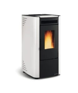 STUFA A PELLET LA NORDICA + EXTRAFLAME "KETTY" BIANCO 6,5 KW