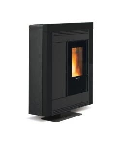 STUFA A PELLET LA NORDICA + EXTRAFLAME "SOUVENIR STEEL EVO" NERO 10,2 KW