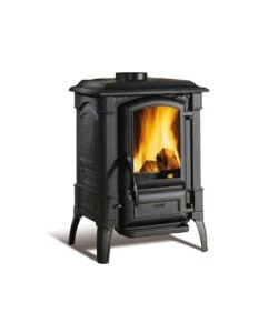 STUFA A LEGNA LA NORDICA + EXTRAFLAME "GIULIETTA" NERO 6,5 KW