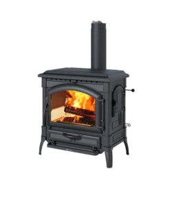 Stufa a legna La Nordica Estraflame "Isotta Evo" nera 11 kW