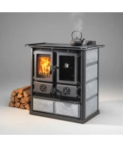 Cucina a legna la Nordica "Rosetta" vst 16 pietra 7,9 kW