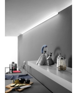 BARRA SOTTOPENSILE LED "UNIX 60" CON DIFFUSORE SILVER, 800 LM 4000 K