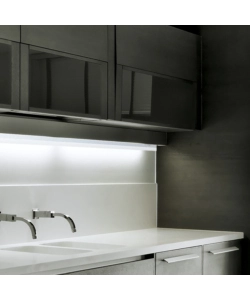 BARRA SOTTOPENSILE LED "T5 120" IN ALLUMINIO,  436 LM 4000 K