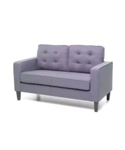 DIVANO "RIVER" 2 POSTI BLU JEANS, 145X78X95 CM