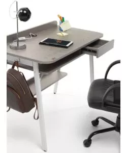 SCRIVANIA "COMPACT" GRIGIO, 100X55X82 CM