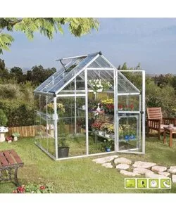 SERRA PER GIARDINO IN POLICARBONATO "DORITIS MAXI", 185X248X209 CM -VERDEMAX