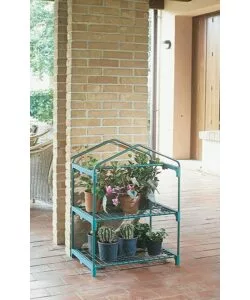 SERRA DA GIARDINO VERDEMAX "AZALEA" CON 2 RIPIANI 70X50X92 CM