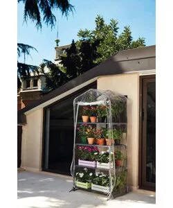 SERRA DA GIARDINO VERDEMAX "AZALEA" CON 4 RIPIANI 70X50X158 CM