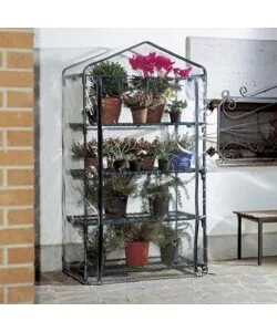 SERRA DA GIARDINO VERDEMAX "AZALEA" CON 4 RIPIANI BIG 90X50X163 CM
