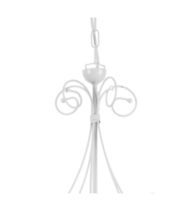 LAMPADA A SOSPENSIONE "MIA" BIANCO E ROSA, E14