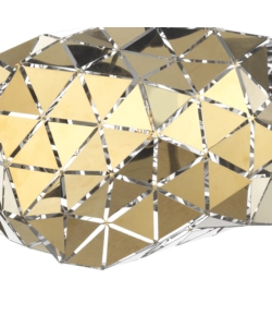 LAMPADA A SOSPENSIONE PICCOLA "ANDROMEDA" NERA E ORO, E27