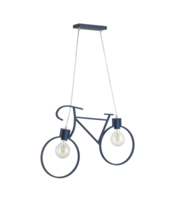 LAMPADA A SOSPENSIONE "BIKE" BLU, E27