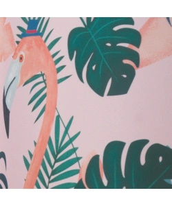 LAMPADA DA TAVOLO "FLAMINGO" ROSA E BIANCO, E14