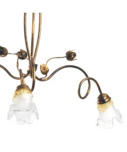 LAMPADARIO "ARIANNA" 3 LUCI BRONZO, E14