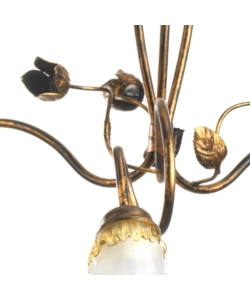 LAMPADARIO "ARIANNA" 3 LUCI BRONZO, E14
