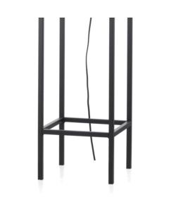PIANTANA "FLOKI" IN METALLO NERO, E27