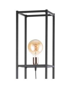 PIANTANA "FLOKI" IN METALLO NERO, E27