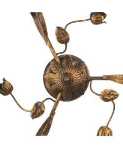 PLAFONIERA "ARIANNA" TRE LUCI COLOR BRONZO, E14