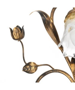 APPLIQUE "ARIANNA" 2 LUCI IN BRONZO, E14